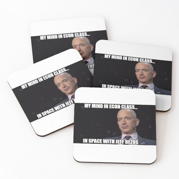 Item preview, Funny student economics jokes about Jeff Bezos and Spacex, Economist humor for economics students designed and sold by ECONTSHIRTS.
