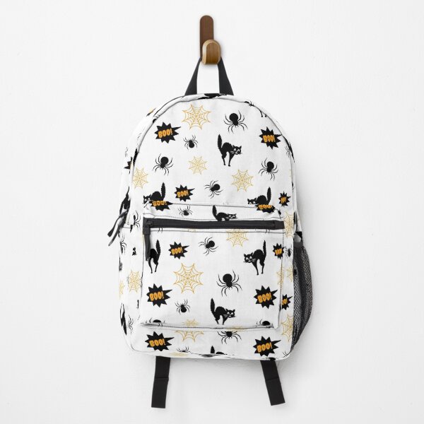 Item preview, Halloween! Cat getting spooked by a spider. designed and sold by ExquisiteHut.