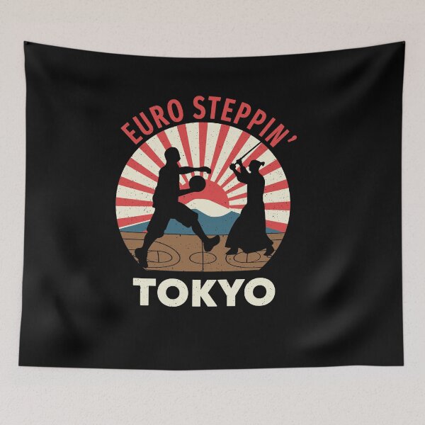 Item preview, Euro Steppin' Tokyo Basketball Mt.Fuji Samurai Duel designed and sold by owenbaileyhii.