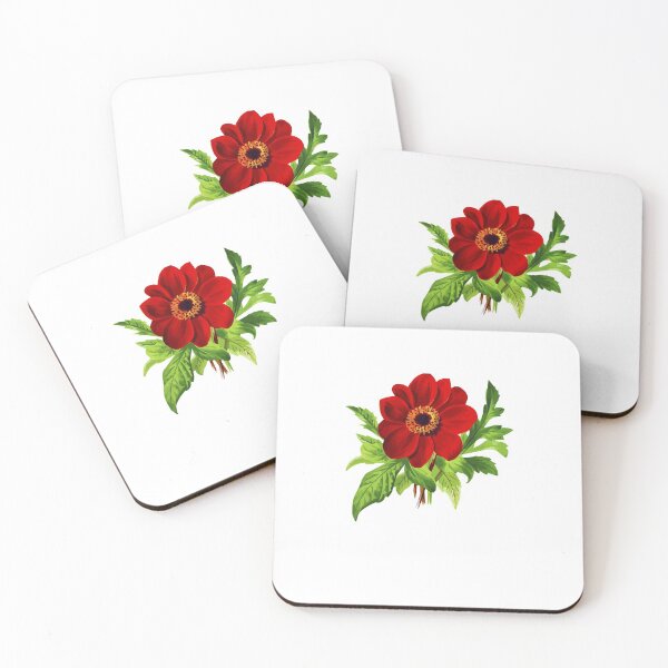 Item preview, Red buttercup flower designed and sold by Floralsharry.