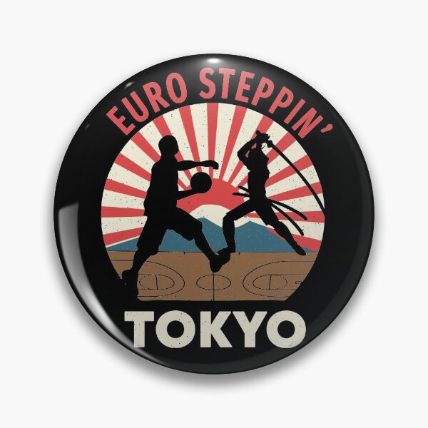 Item preview, Euro Steppin' Tokyo Basketball Mt.Fuji Samurai Duel Retro designed and sold by owenbaileyhii.