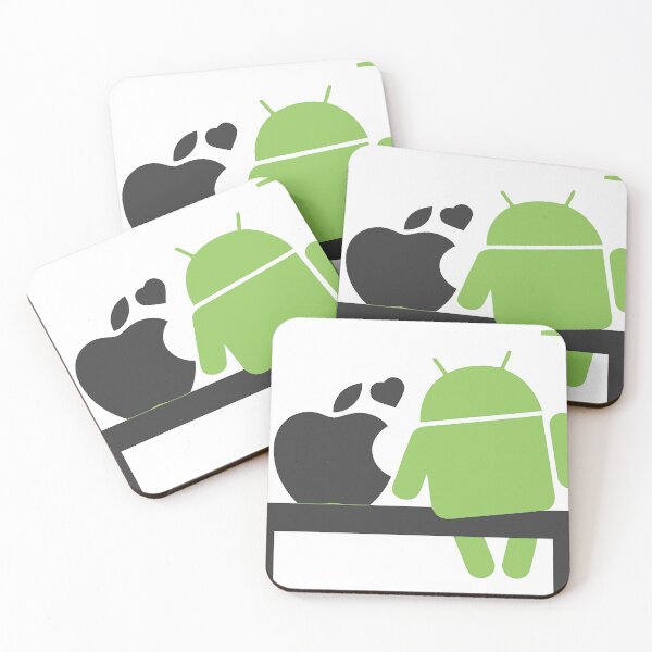 Item preview, iOS is in love with Android, From Android with Love designed and sold by devtshirts.
