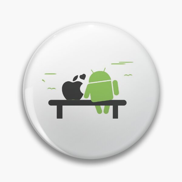 Item preview, iOS is in love with Android, From Android with Love designed and sold by devtshirts.