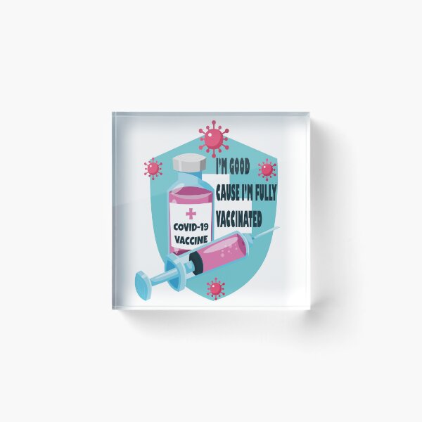 Item preview, i'm good cause i'm fully vaccinated designed and sold by charaf19.