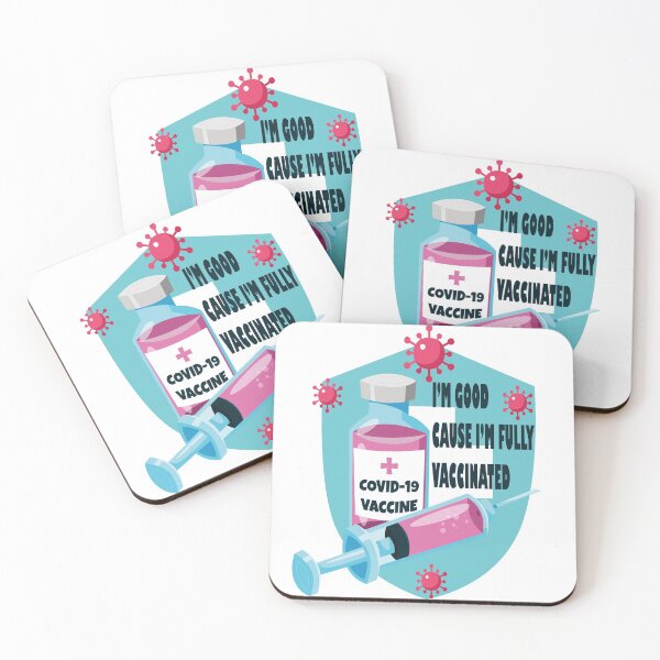 Item preview, i'm good cause i'm fully vaccinated designed and sold by charaf19.