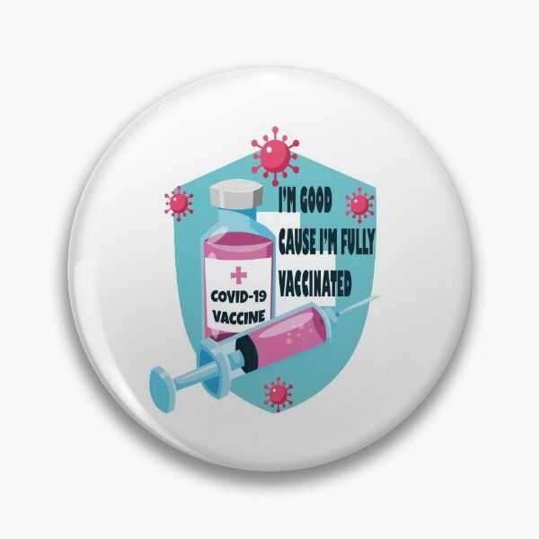 Item preview, i'm good cause i'm fully vaccinated designed and sold by charaf19.