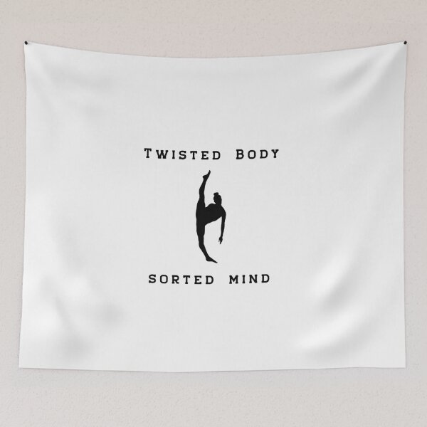Item preview, Twisted Body, Sorted Mind Yoga/ Gymnastics Design designed and sold by Ila Mandlik.