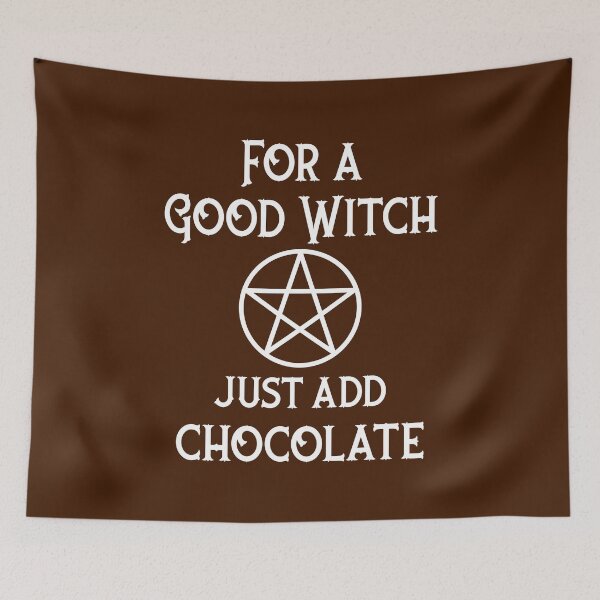Item preview, For a Good Witch Just Add Chocolate Cheeky Witch® designed and sold by cheekywitch.