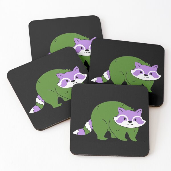 Item preview, Subtle Genderqueer Raccoon. genderqueer raccoon designed and sold by tiredandbored.