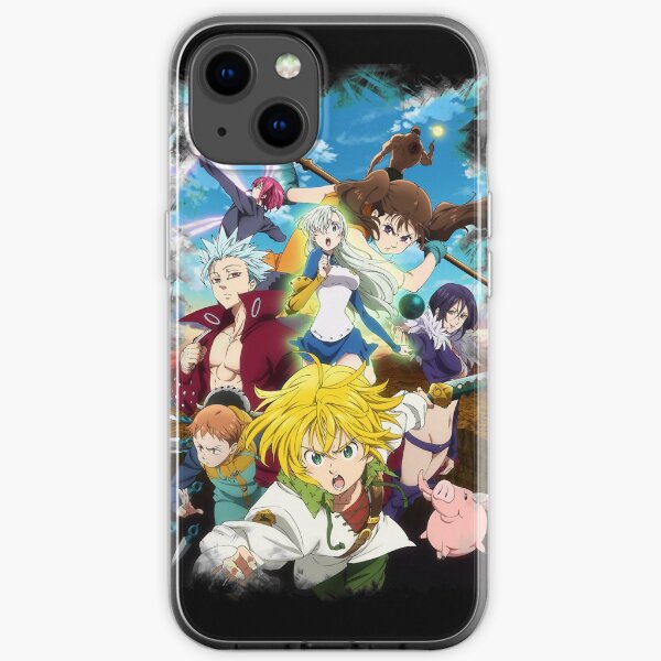 Seven Deadly Sins Black iPhone Soft Case