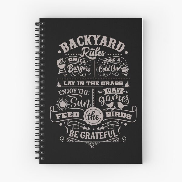 Item preview, Backyard Rules Funny Summer Outdoors for Grill And Barbecue Lovers designed and sold by grinta2021.