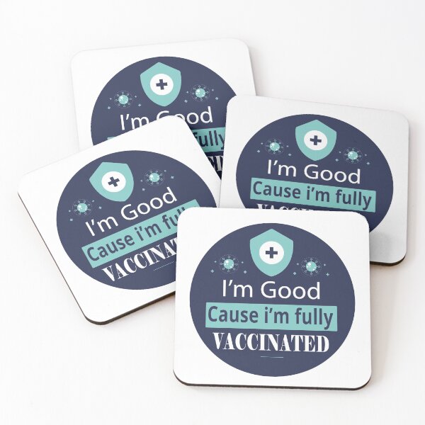 Item preview, i'm good cause i'm fully vaccinated designed and sold by charaf19.