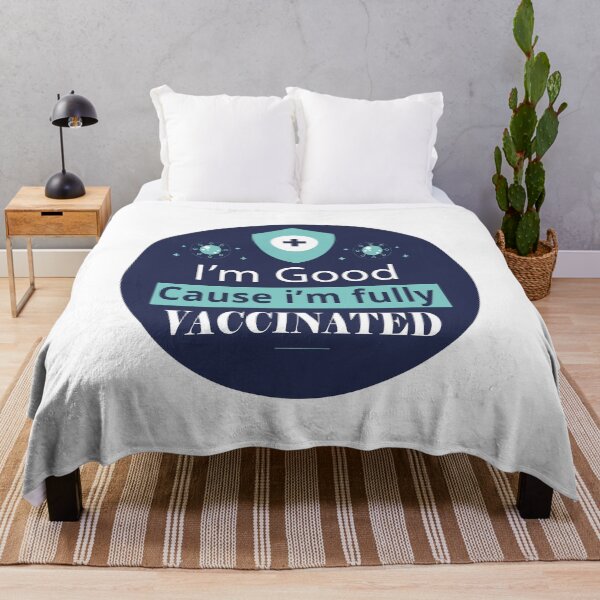 Item preview, i'm good cause i'm fully vaccinated designed and sold by charaf19.