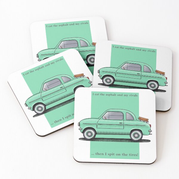 Item preview, ▶ ️ FUNNY CARS - I EAT THE ASPHALT AND MY RIVALS ◀ ️ ✔️ designed and sold by KHAOTICSHOP.
