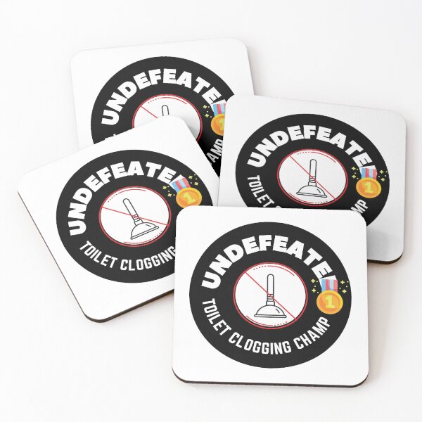 Item preview, Undefeated Toilet Clogging Champ designed and sold by besttwlife.