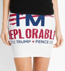 I'm Deplorable Mini Skirt