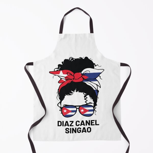 Item preview, Messy Hair Woman Bun Diaz Canel Singao Cuban Patria Y Vida designed and sold by Tatus Brinal.
