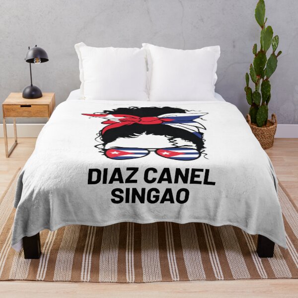 Item preview, Messy Hair Woman Bun Diaz Canel Singao Cuban Patria Y Vida designed and sold by Tatus Brinal.