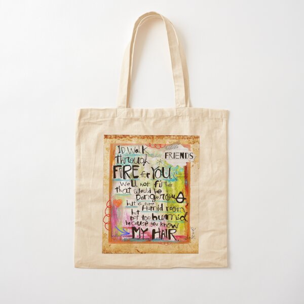 FRIENDS -My Hair Cotton Tote Bag