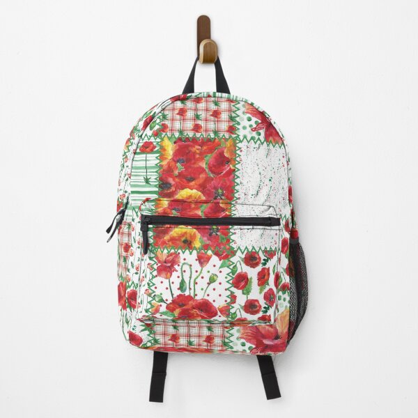Aperçu de l'œuvre  Patchwork coloré floral Motifs matelassés créée et vendue par DesignForGifts.