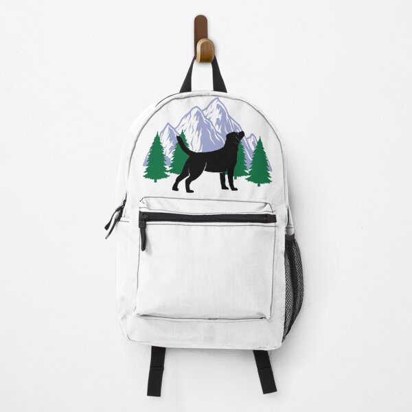 Item preview, labrador dog silhouette mountain tree christmas designed and sold by alaechamlal.