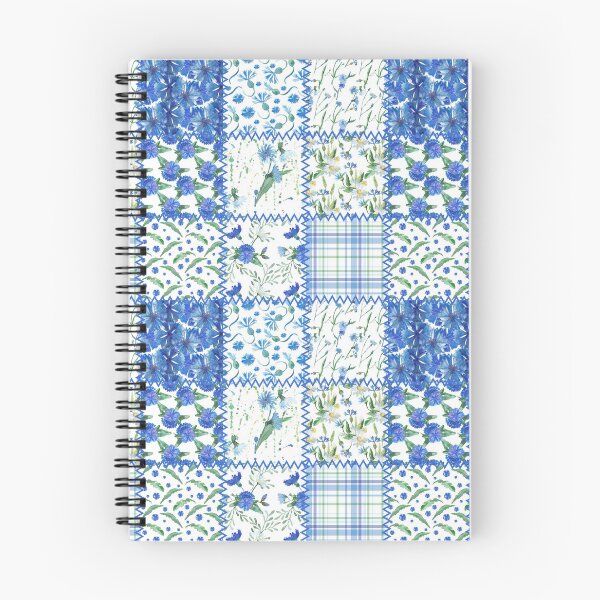 Item preview, Floral colorful patchwork Quilting patterns designed and sold by DesignForGifts.