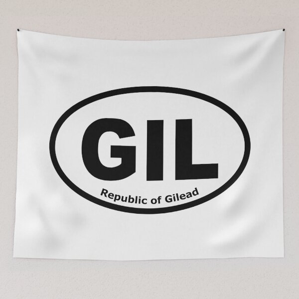 Item preview, Gilead Republic of Gilead Oval Euro Bumper Sticker designed and sold by cangurojoe.