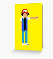Ash Ketchum Greeting Card
