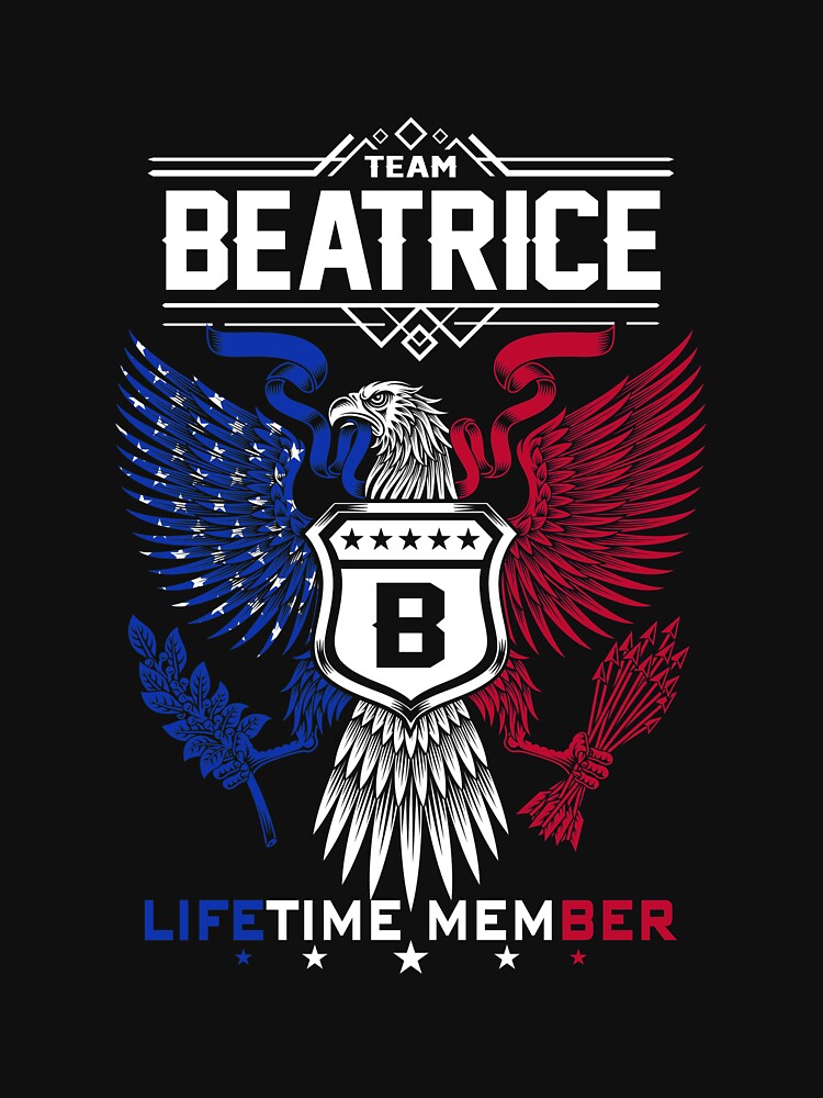 Beatrice Name T Shirt Beatrice Eagle Lifetime Member Gift Item Tee Essential T Shirt