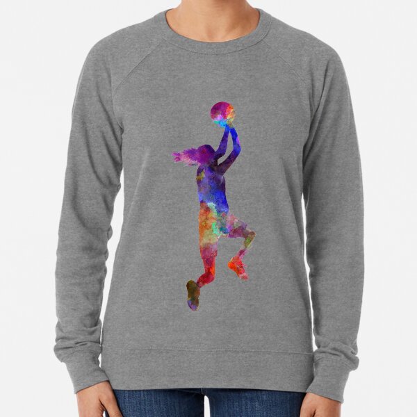 young woman basketball player 05 Lightweight Sweatshirt