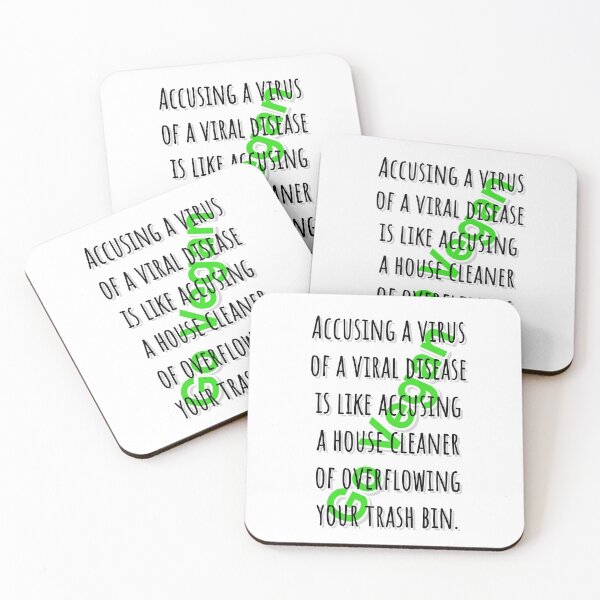 Item preview, Accusing viruses - go vegan designed and sold by reIntegration.