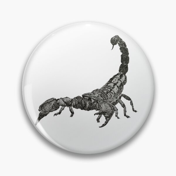 Artikelvorschau, Dotwork Skorpion Kunstdruck entworfen und verkauft von DrawWithSacha.