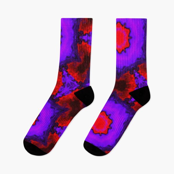 Artikelvorschau, Psychedelisches Kaleidoskop Lila und Rot entworfen und verkauft von WormholeOrbital.