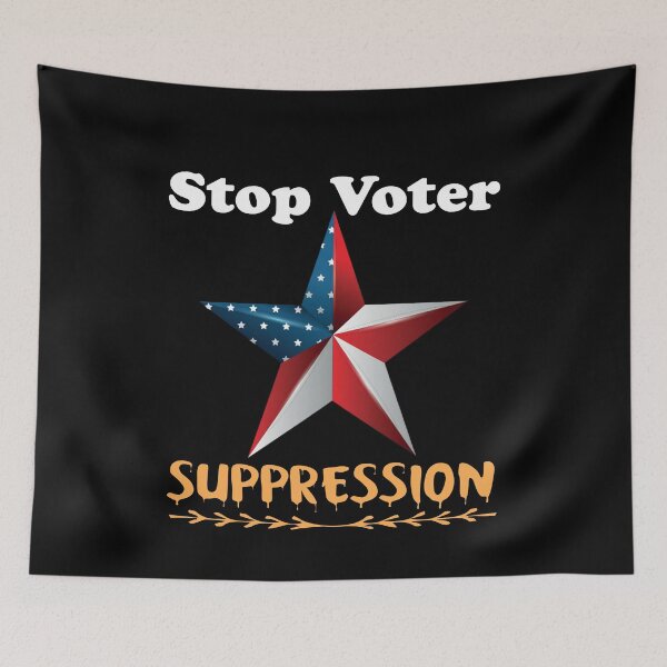 Item preview, Stop voter Suppression  designed and sold by Yonshop.