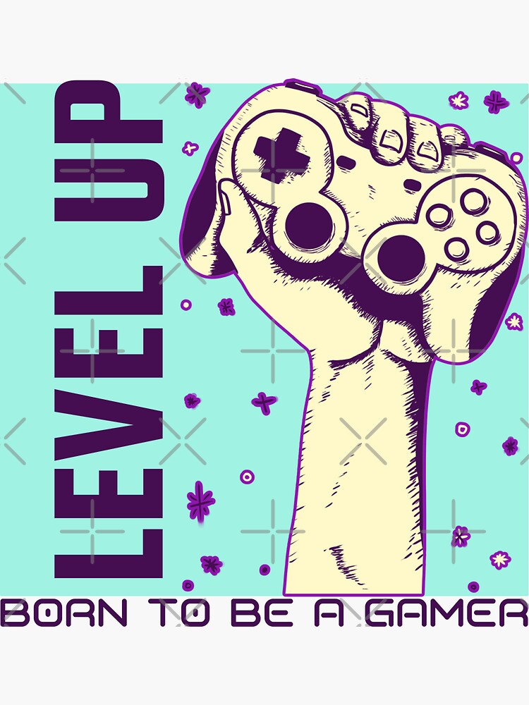 Born To Be Gamer Sticker