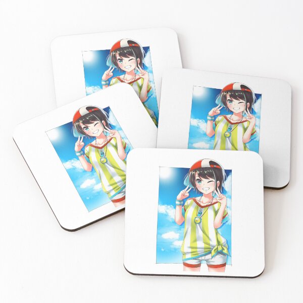 Item preview, oozora subaru sticker - oozora subaru fanart Tshirt - anime tshirt designed and sold by momenus.