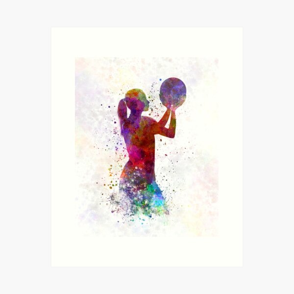 Láminas artísticas: Jugadores De Baloncesto | Redbubble