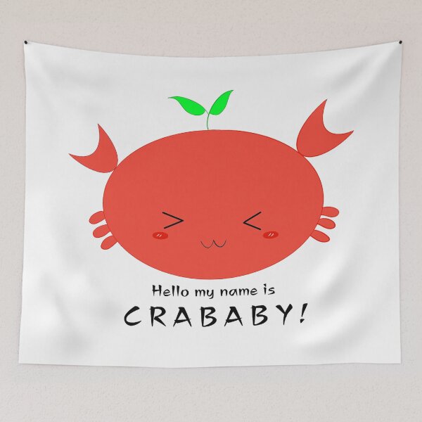Item preview, Cute crab baby  designed and sold by yudoodliez.