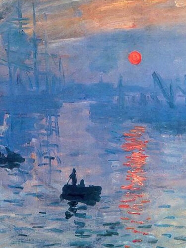 CLAUDE MONET, Impression, Sunrise. by TOMSREDBUBBLE