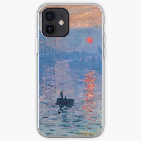 CLAUDE MONET, Impression, Sunrise. iPhone Soft Case