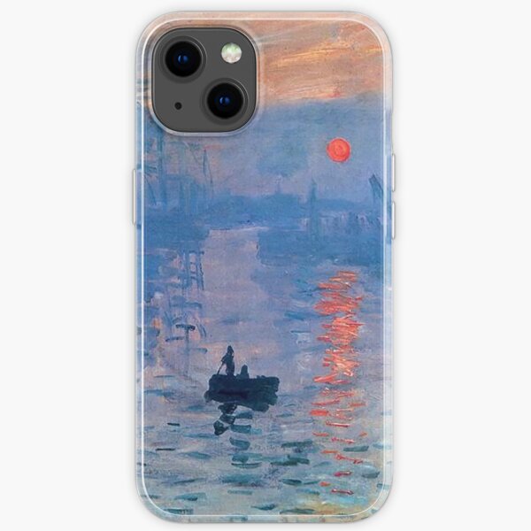 CLAUDE MONET, Impression, Sunrise. iPhone Soft Case