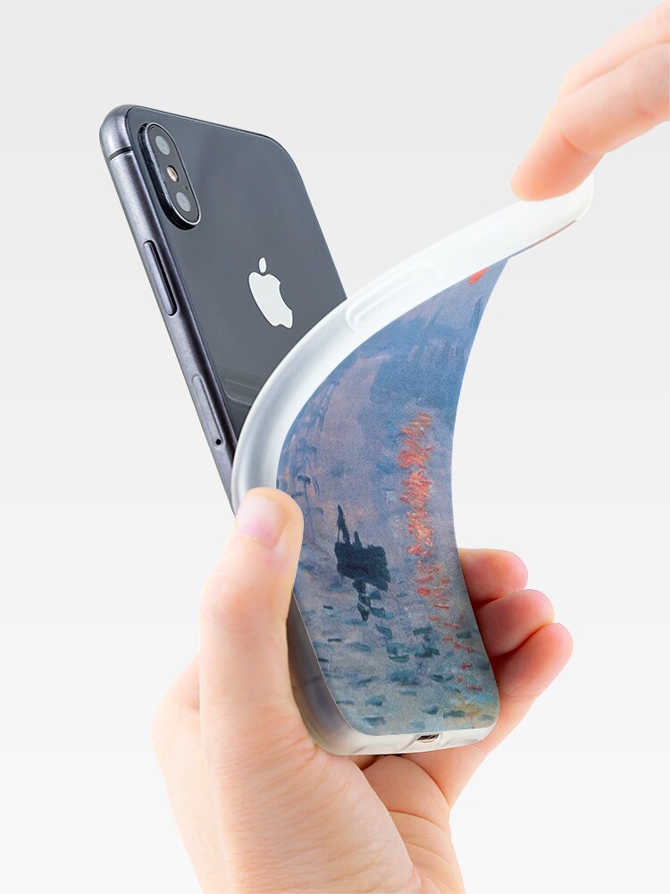 Alternate view of CLAUDE MONET, Impression, Sunrise. iPhone Case