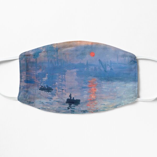 CLAUDE MONET, Impression, Lever du soleil. Masque sans plis