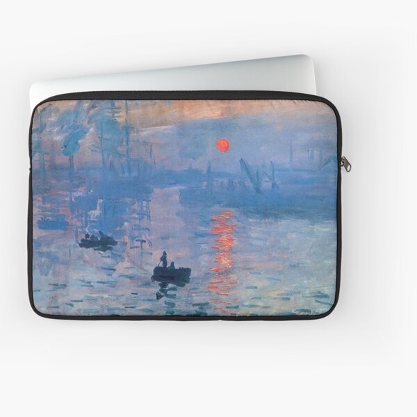 CLAUDE MONET, Impression, Sunrise. Laptop Sleeve