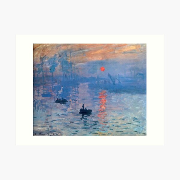 CLAUDE MONET, Impression, Sunrise. Art Print