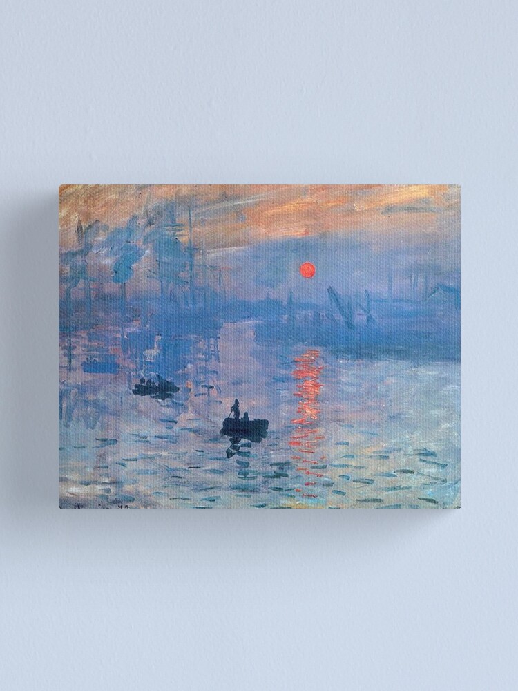 Alternate view of CLAUDE MONET, Impression, Sunrise. Canvas Print