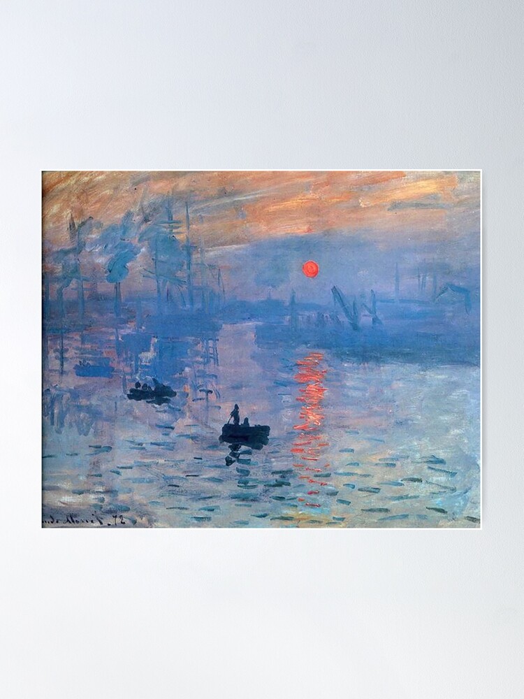 Alternate view of CLAUDE MONET, Impression, Sunrise. Poster