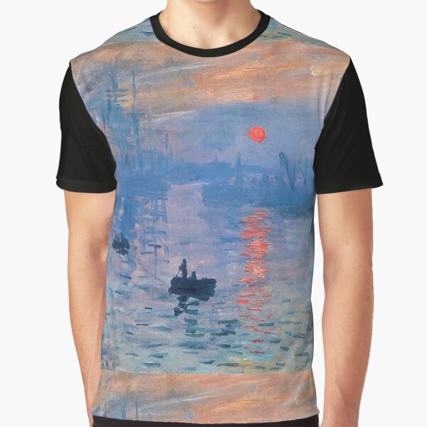 CLAUDE MONET, Impression, Sunrise. Graphic T-Shirt