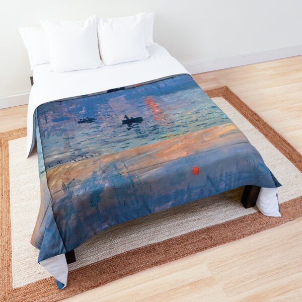 CLAUDE MONET, Impression, Sunrise. Comforter