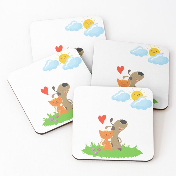 Item preview, Dogs and cats, Cats and dogs love  designed and sold by Odunsy.